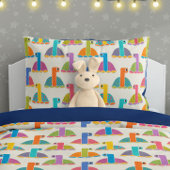 Cute Tortoise Pattern on Cream 枕カバー