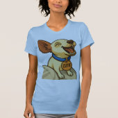 Cute Toy Fox Terrier Yawning Tシャツ (正面)