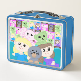 Cute Toy Themed Metal Lunchbox メタルランチボックス