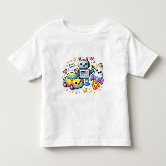 Cute Toys Y2K Toddler T-Shirt トドラーTシャツ (正面)