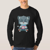 Cute Transgender Pride Cat  Cat Hugging Transgende Tシャツ (正面)