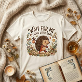 Cute Traveling Hedgehog with Little Legs Tシャツ