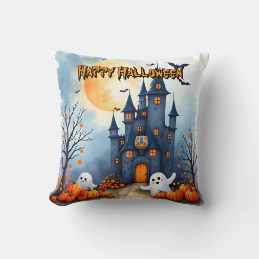 Cute Trendy Halloween Spooky Collection クッション (正面)