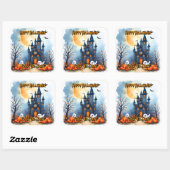 Cute Trendy Halloween Spooky Collection スクエアシール (シート)
