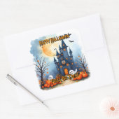 Cute Trendy Halloween Spooky Collection スクエアシール (封筒)