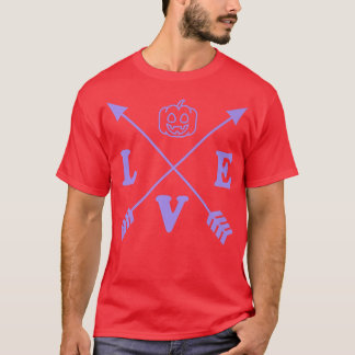 Cute Trendy Minimalist Style Halloween Arrow Pumpk Tシャツ