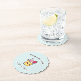 Cute Tropical Fruit Smoothies Fruit Kitchen shop ペーパーコースター