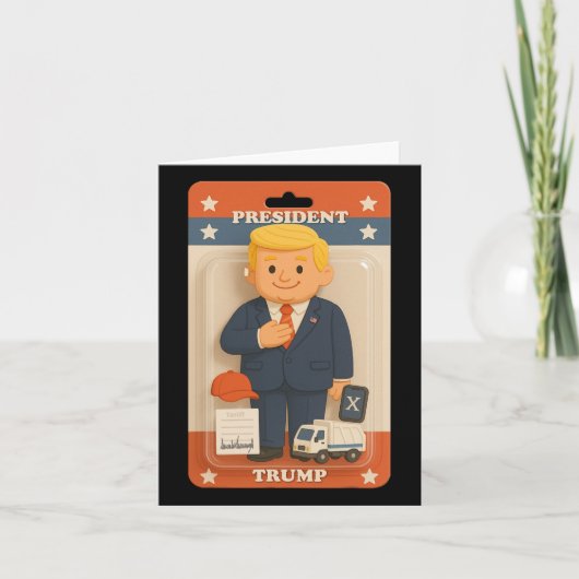 Cute Trump Action Figure Trend Shirt  カード (正面)