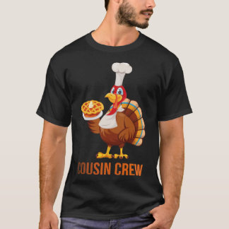 Cute Turkey Matching Thanksgiving Family Pajamas   Tシャツ