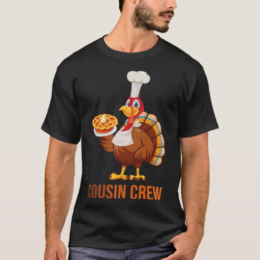 Cute Turkey Matching Thanksgiving Family Pajamas   Tシャツ (正面)