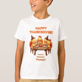 Cute Turkeys Feast Tシャツ