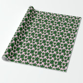 Cute turtle and monstera leaves pattern  ラッピングペーパー (アンロールド)