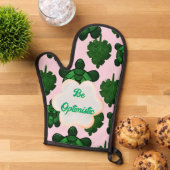 Cute Turtle Leaves Seamless Pattern, Tropical  鍋つかみ (トップダウン)