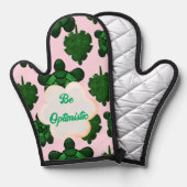 Cute Turtle Leaves Seamless Pattern, Tropical  鍋つかみ (正面/裏面)