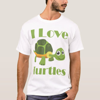 Cute Turtle loving Kid Reptile Fan Tシャツ