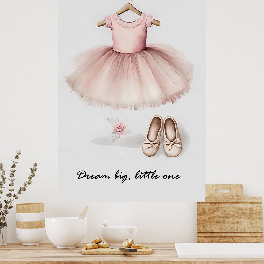 Cute tutu poster ポスター (キッチン)