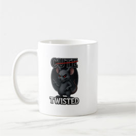 Cute / Twisted Mouse – Funny Dark Humor コーヒーマグカップ