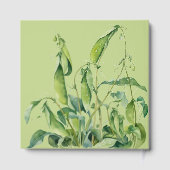 Cute Two Peas in A Pod Pink Girl Twins Baby Shower ゲストブック (裏面)