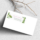 Cute Two Peas in A Pod Pink Girl Twins Baby Shower ラベル