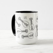 Cute Ukulele Mug マグカップ (正面左)