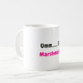 Cute “Umm... I'm a Marshmallow” Funny Quote コーヒーマグカップ (正面左)