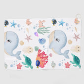 Cute Under the sea ゴルフタオル (横)