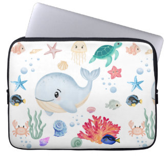 Cute Under the sea ラップトップスリーブ
