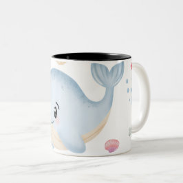 Cute Under The Water ツートーンマグカップ