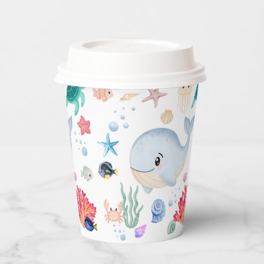 Cute under the water 紙コップ (左)