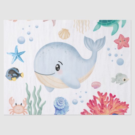 Cute Under The Water 薄葉紙 (正面)
