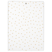 Cute Unicornクリップボパーソナライズされたード |のカスタム色 クリップボード (裏面)