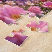 Cute Unicorn Among Flowers Jigsaw Puzzle ジグソーパズル (側面)