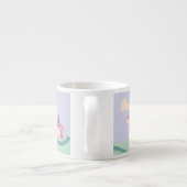 Cute Unicorn Birthday Theme Mug エスプレッソカップ (裏面)