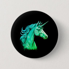 Cute Unicorn Button - A Whimsical Gift 缶バッジ