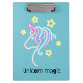 Cute unicorn design  クリップボード (正面)