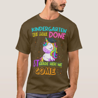Cute Unicorn Kindergarten Graduate Graduation Magi Tシャツ