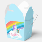 Cute Unicorn Rainbow Birthday Party  フェイバーボックス (オープン)