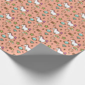 Cute Unicorn & Rainbow Wrapping Paper | Pastel  ラッピングペーパー (角)