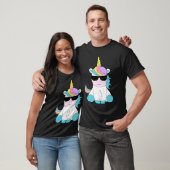 Cute Unicorn Sunglasses Magical Unicorns Fantasy M Tシャツ (ユニセックス)