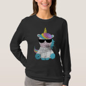 Cute Unicorn Sunglasses Unicorns Magical Creature  Tシャツ (正面)