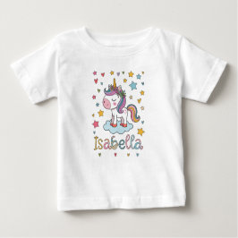 Cute Unicorn T-Shirt, Whimsical Unicorn Shirt for  ベビーTシャツ