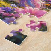Cute Unicorn with Rainbow Jigsaw Puzzle ジグソーパズル (側面)