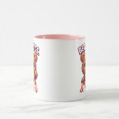 Cute Valentine Bear – Bear Hugs & Kisses マグカップ (中央)