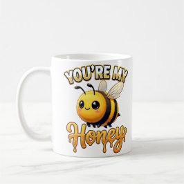 Cute Valentine Bee – You’re My Honey コーヒーマグカップ
