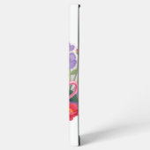 Cute Valentine Cocoa Mugs with Flowers & Hearts Samsung Galaxyケース (左側面)