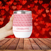 Cute Valentine Day XOXO Red And Pink