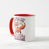 Cute Valentine Fox – You’re My Fox-Ever Valentine マグカップ (正面左)