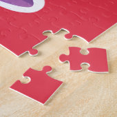 Cute Valentine French Fries Pun ジグソーパズル (側面)