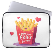 Cute Valentine French Fries Pun