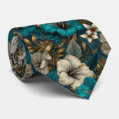 Cute Valentine Gifts For Boyfriend Tropical Floral ネクタイ (ロール)